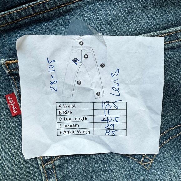 LEVI’S MEN'S JEANS 38X40 DISTRESSED BOHO GORPCORE GRUNGE PNW COASTAL COWBOY VIBE - Picture 6 of 6